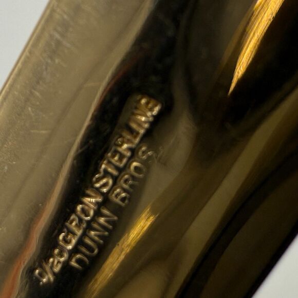 Vintage Bangle bracelet Dunn Bros 10/20 Gold Filled floral jewelry - Picture 3 of 12